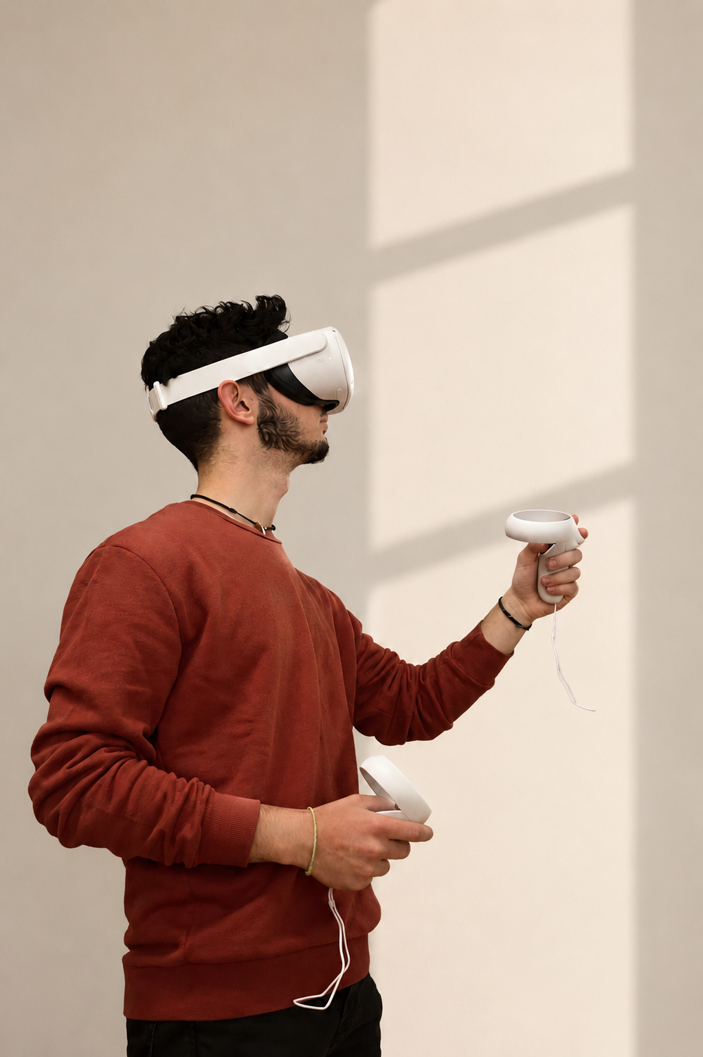 Esperienza VR in fase di verifica