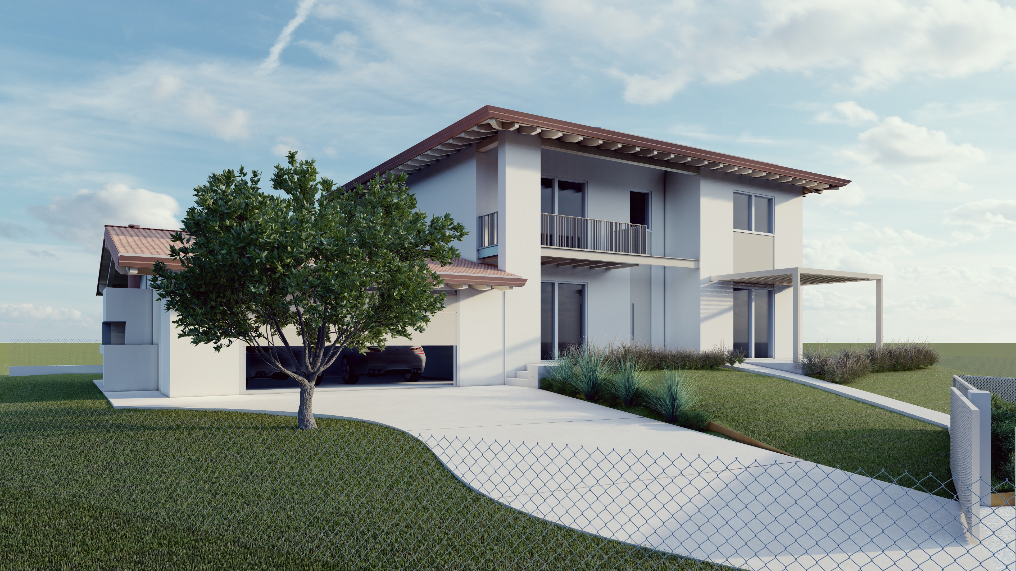 Render residenziale esterno