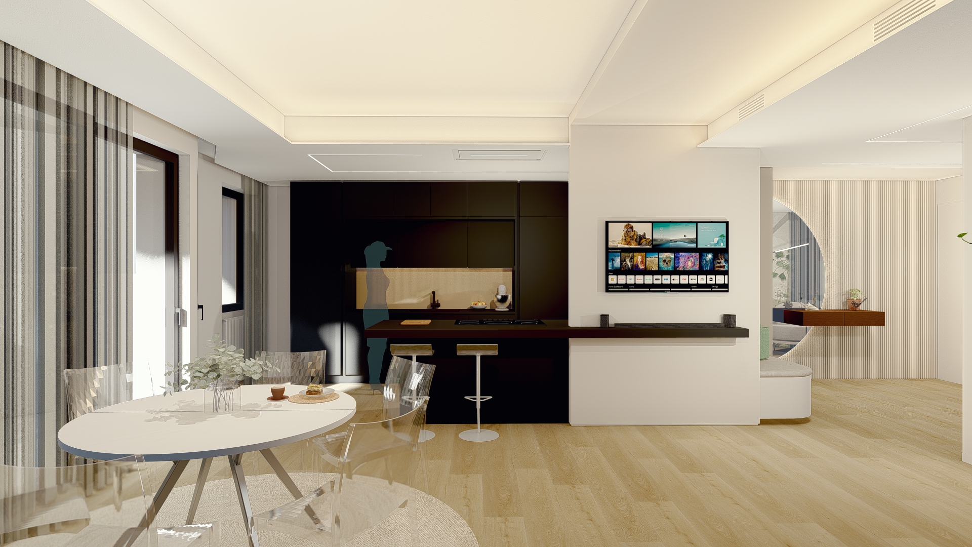 Visualizzazione render interno