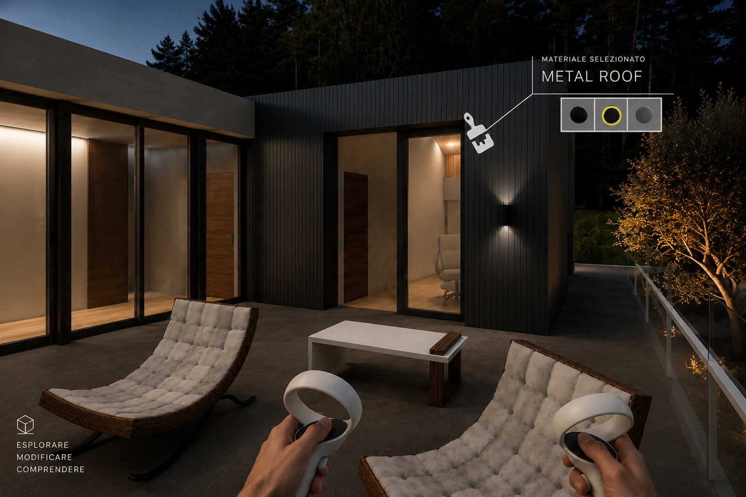 Mockup visualizzazione VR